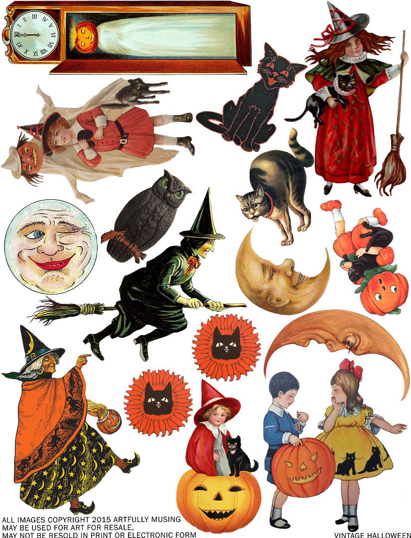 artfully-musing-free-vintage-halloween-collage-sheet-happy-halloween
